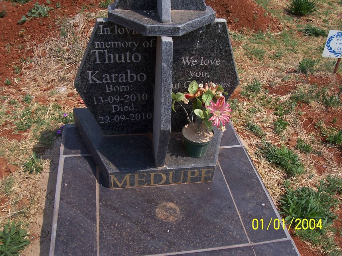 MEDUPE Thuto Karabo 2010-2010