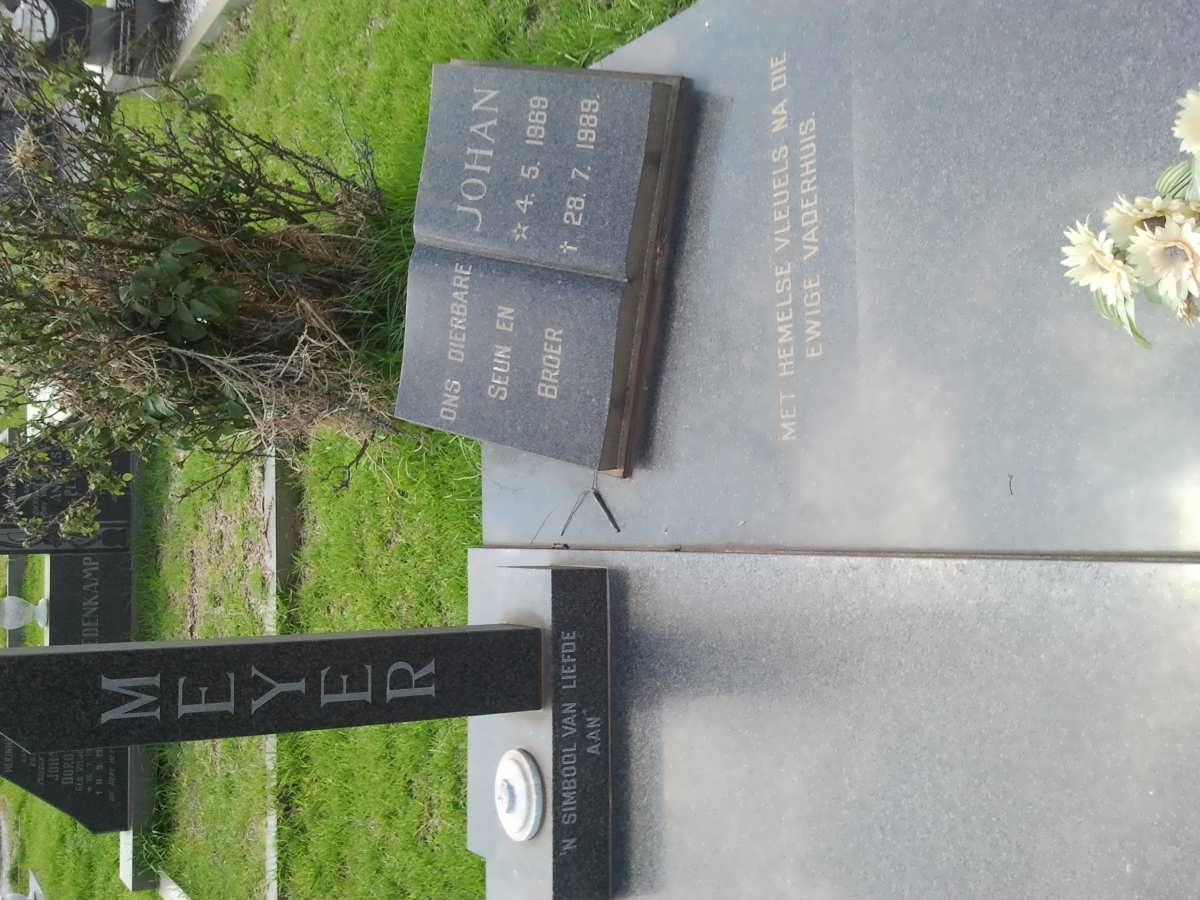 MEYER Johan 1969-1989