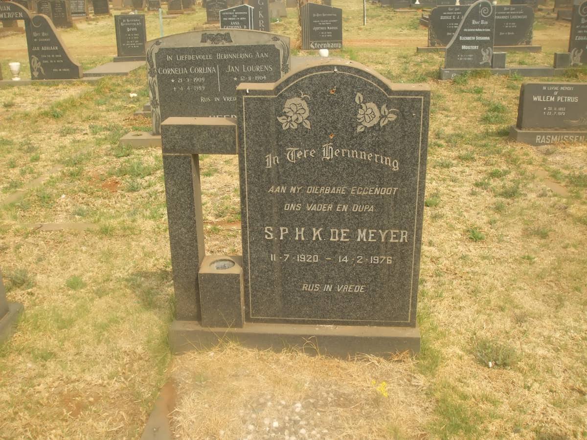 MEYER S.P.H.K., de 1920-1976