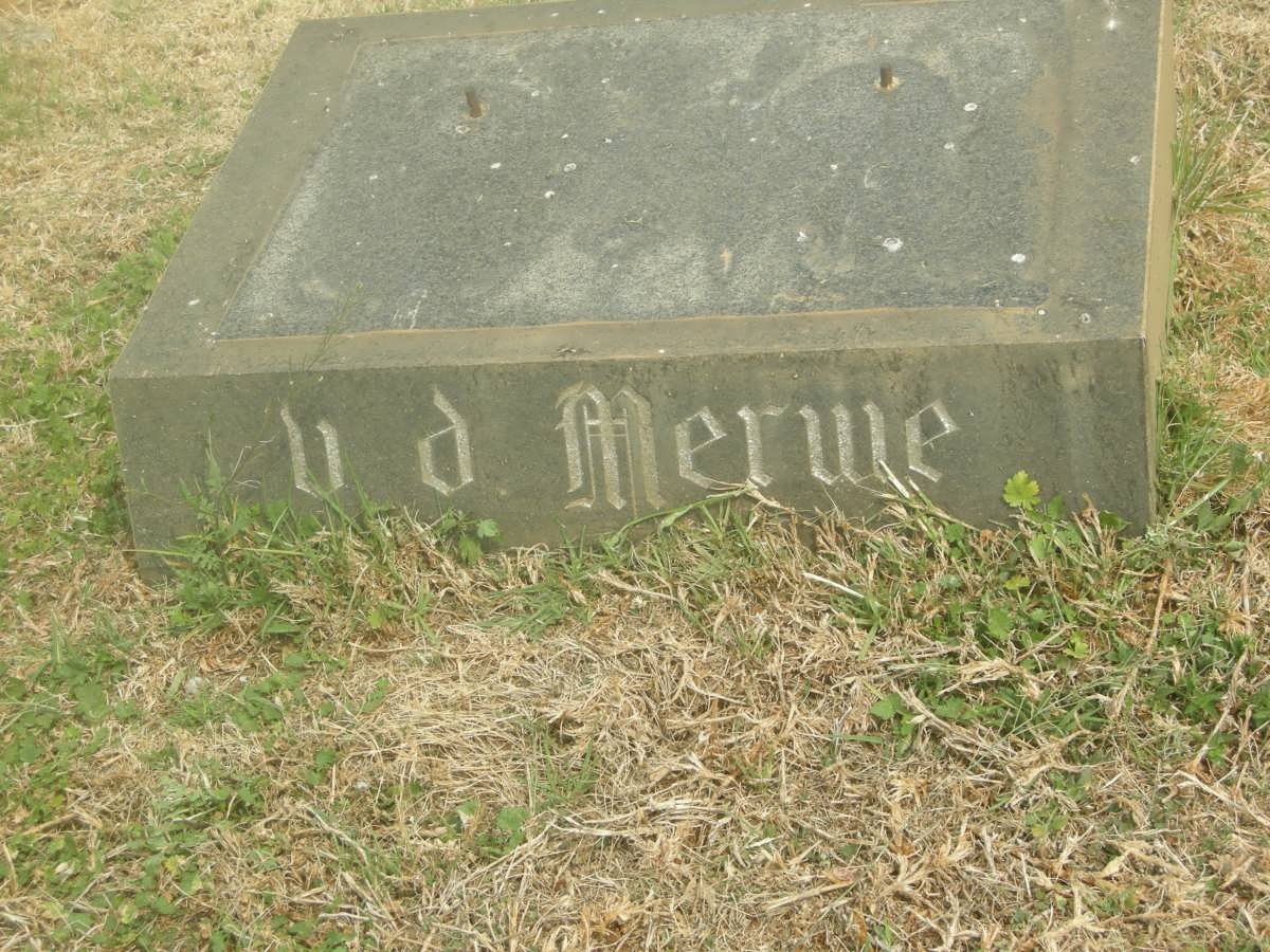 MERWE ?,  v.d.