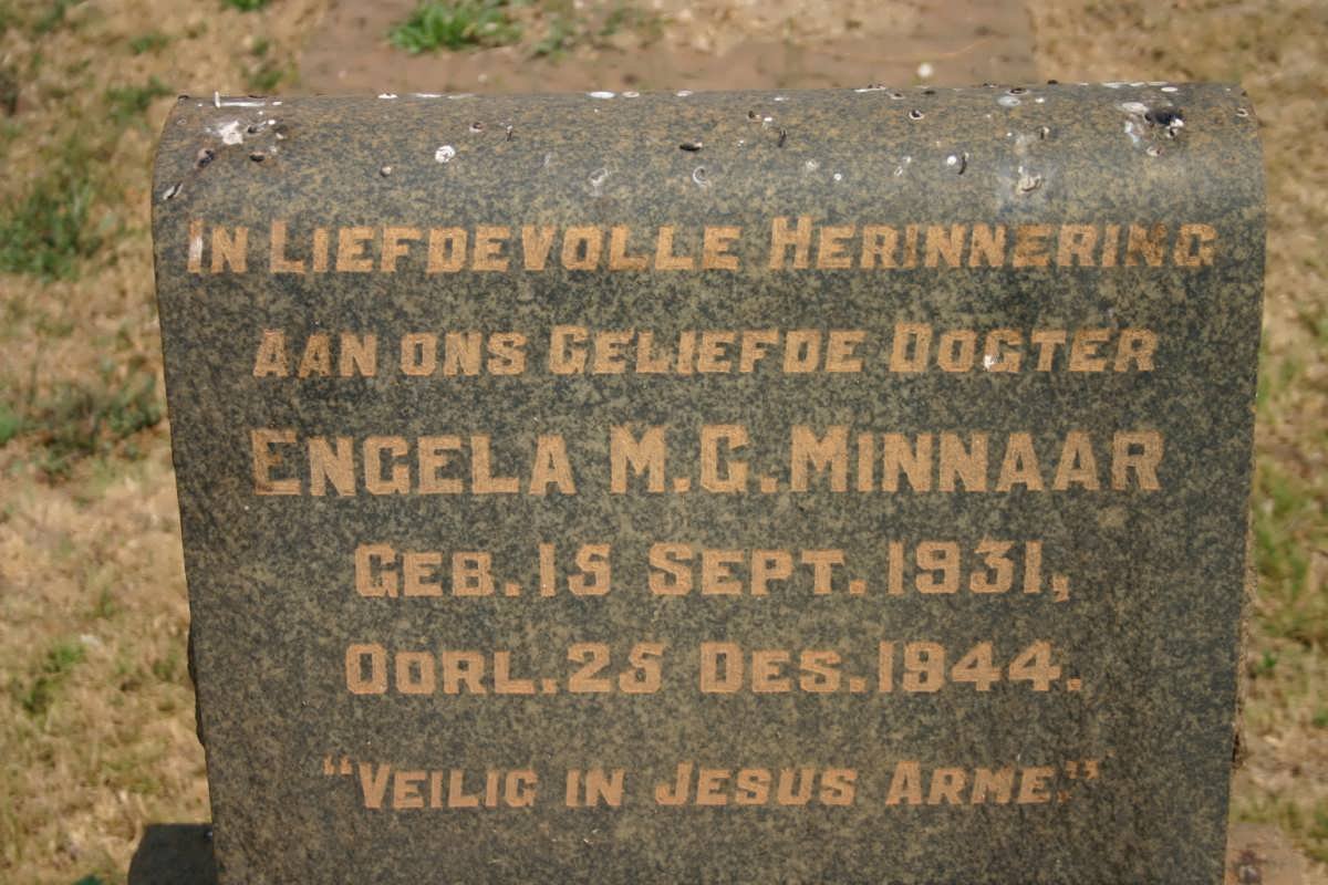 MINNAAR Engela M.G. 1931-1944