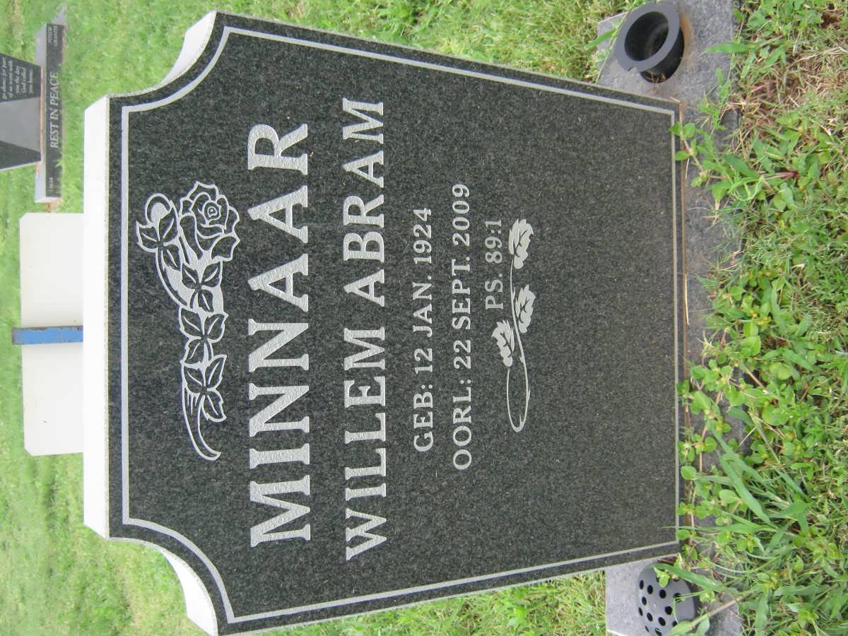 MINNAAR Willem Abram 1924-2009