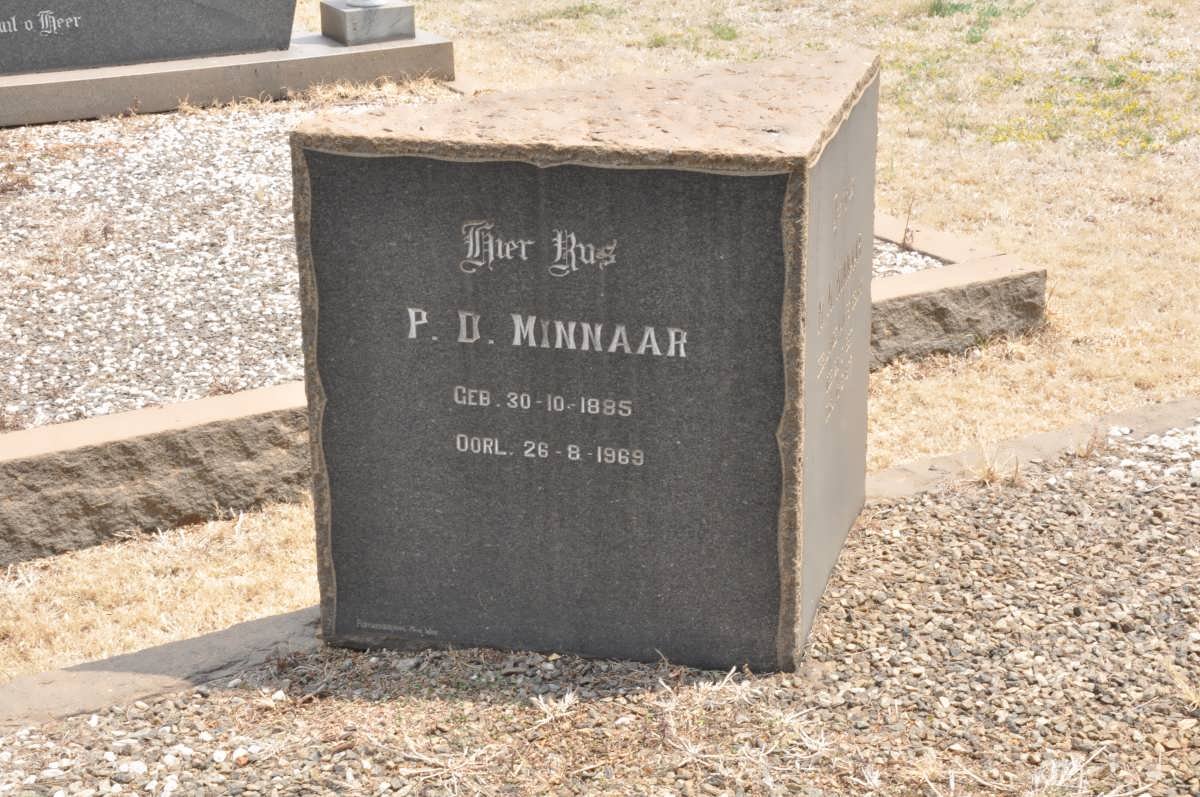 MINNAAR P.D. 1895-1969
