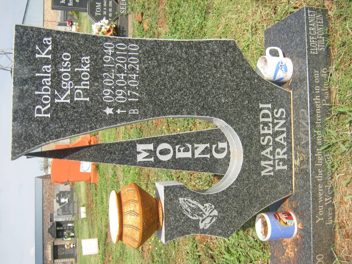 MOENG Mesedi Frans 1940-2010