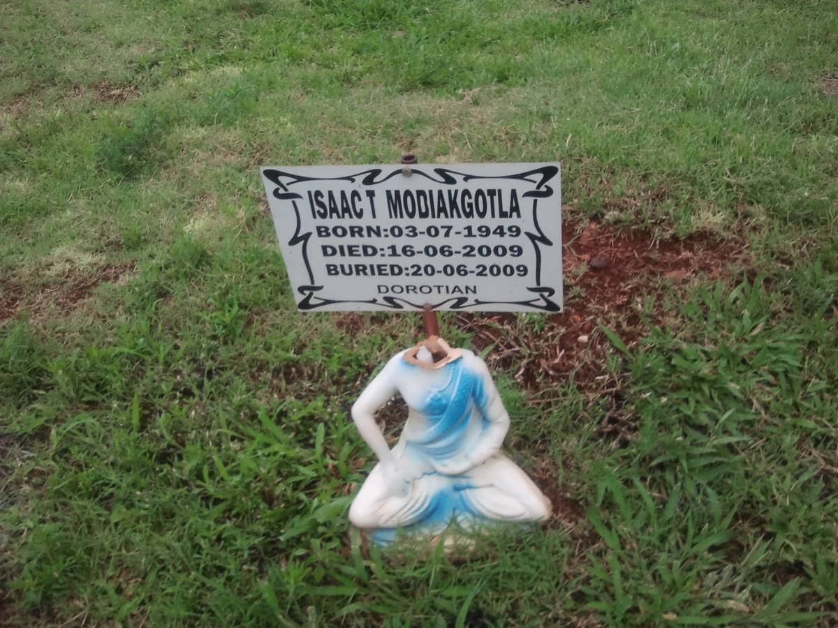 MODIAKGOTLA Isaac T. 1949-2009