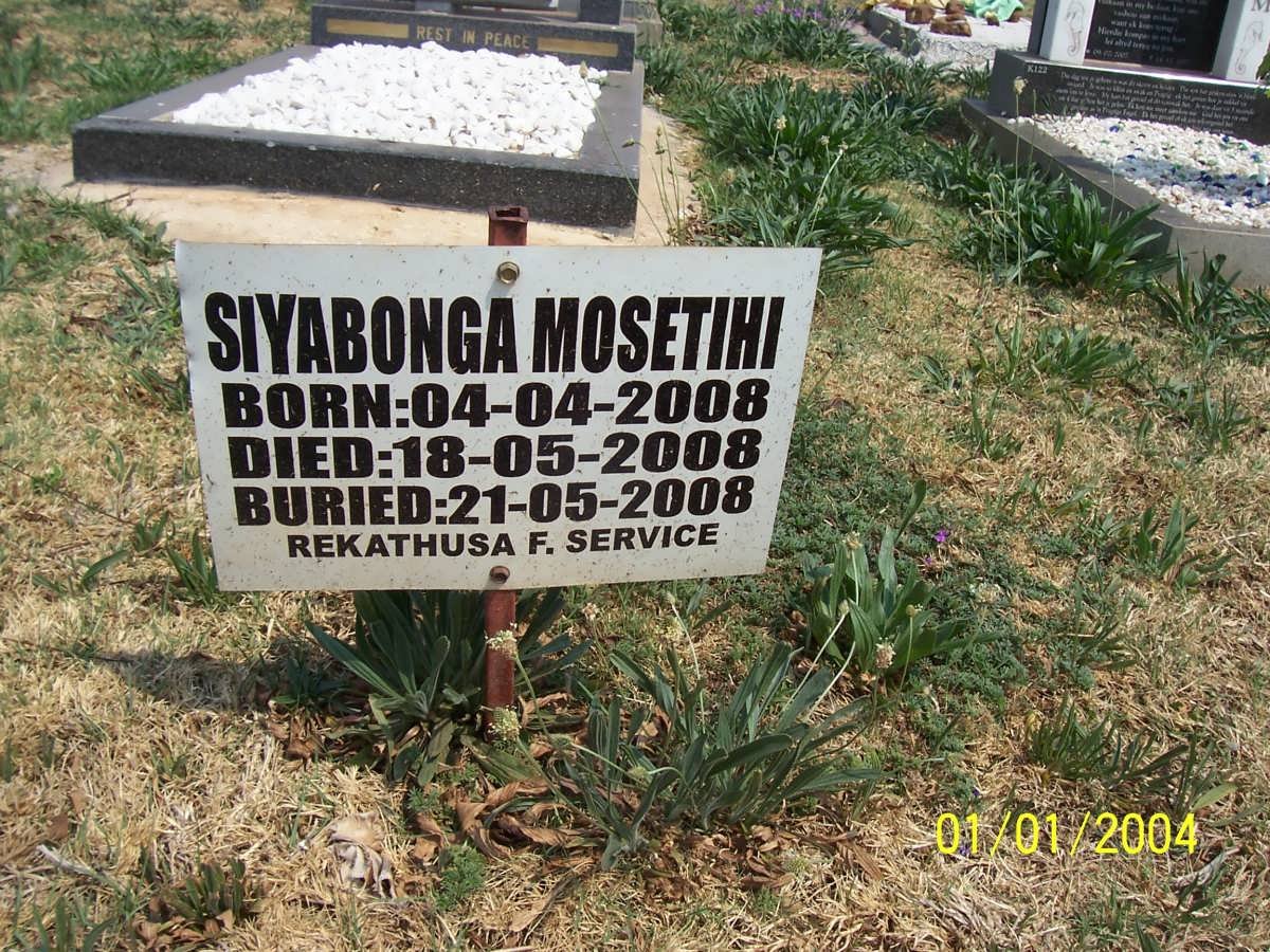 MOSETIHI Siyabonga 2008-2008