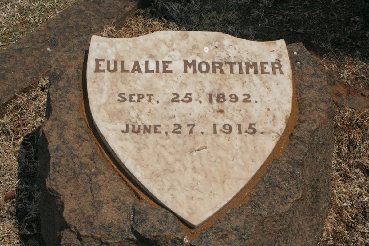 MORTIMER Eulalie 1892-1915