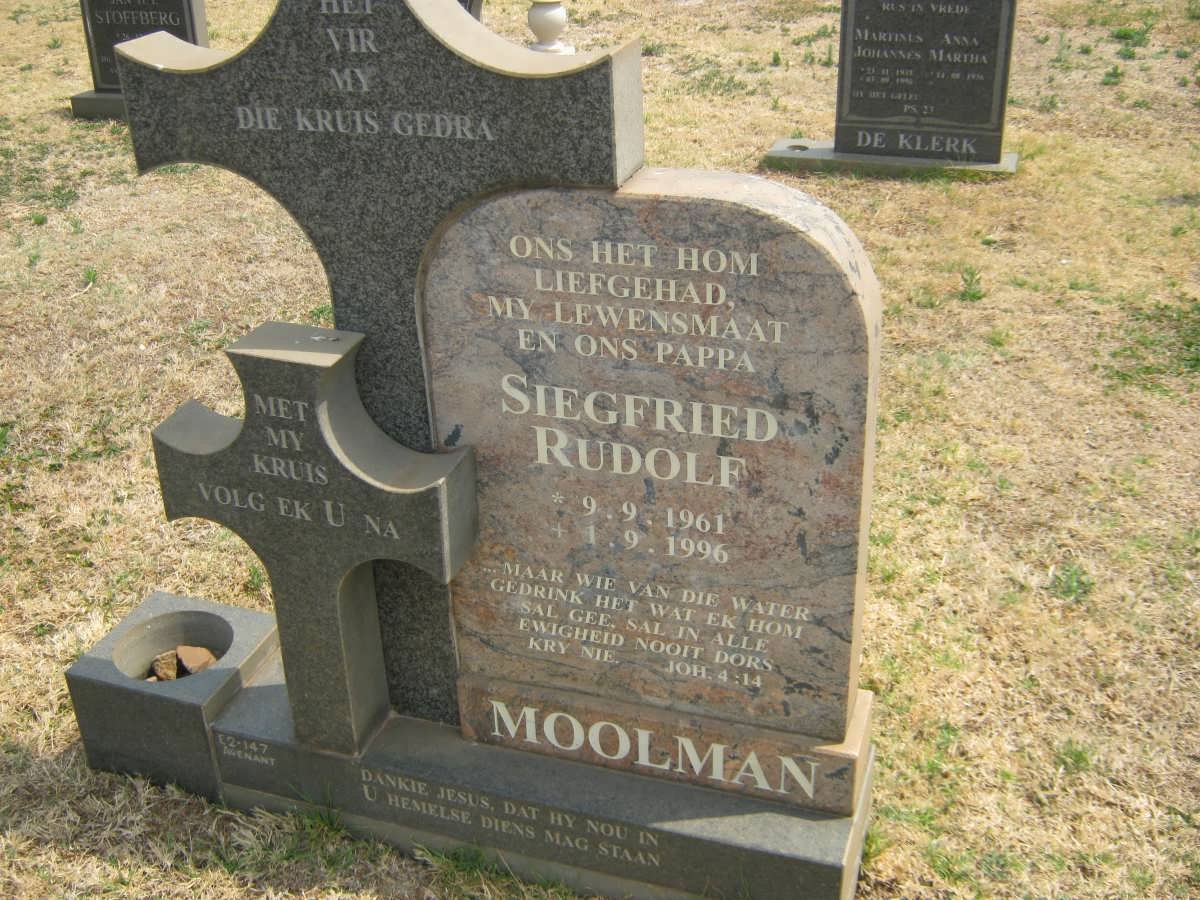 MOOLMAN Siegfried Rudolf 1961-1996