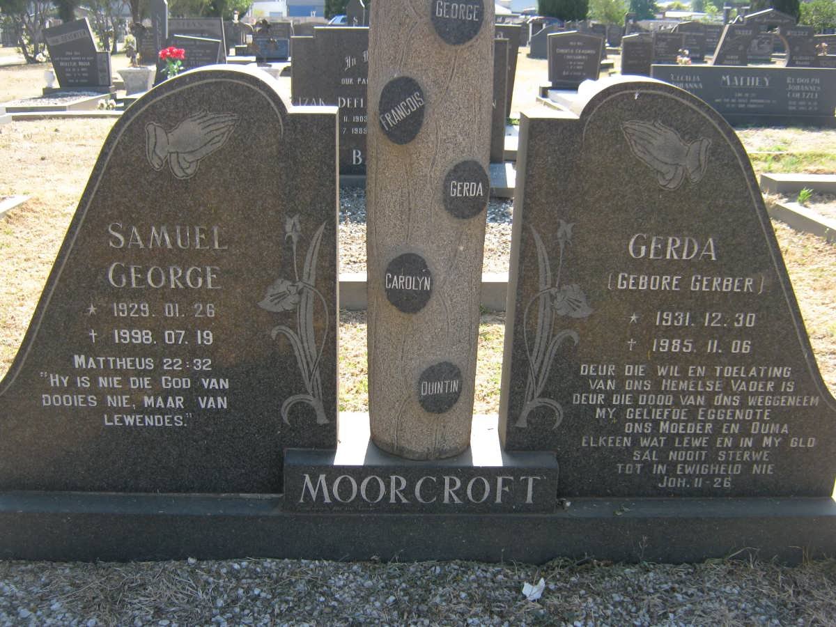 MOORCROFT Samuel George 1929-1998 &amp; Gerda GERBER 1931-1985