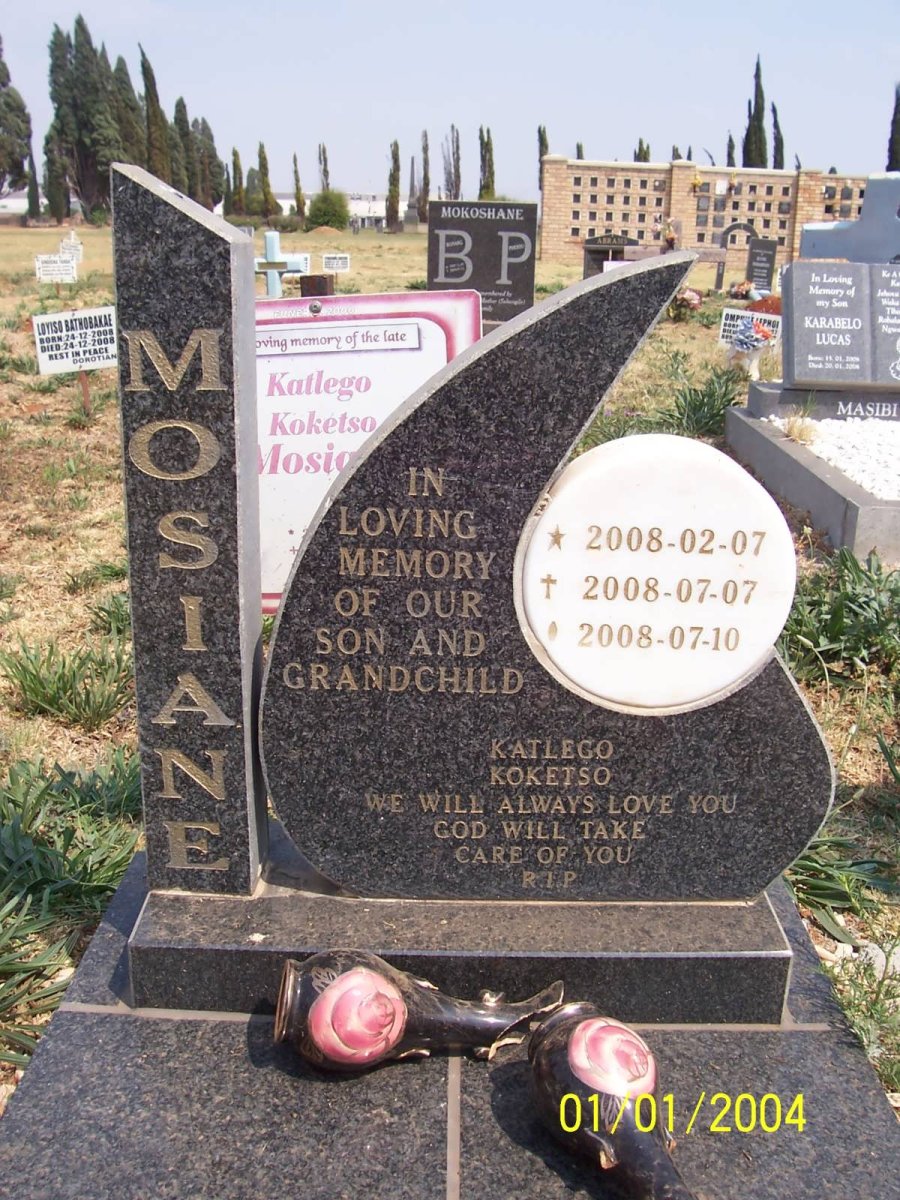 MOSIANE Katlego Koketso 2008-2008