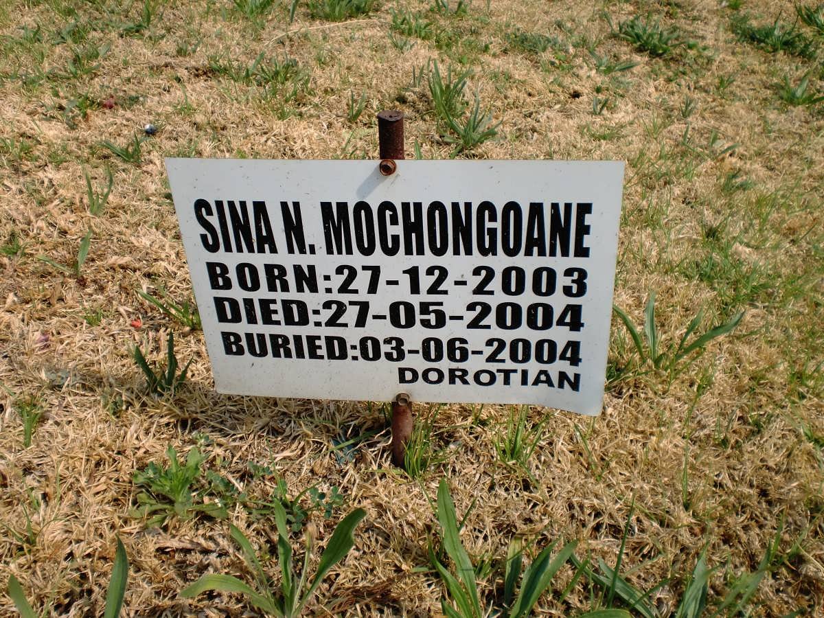 MOCHONGOANE Sina N. 2003-2004