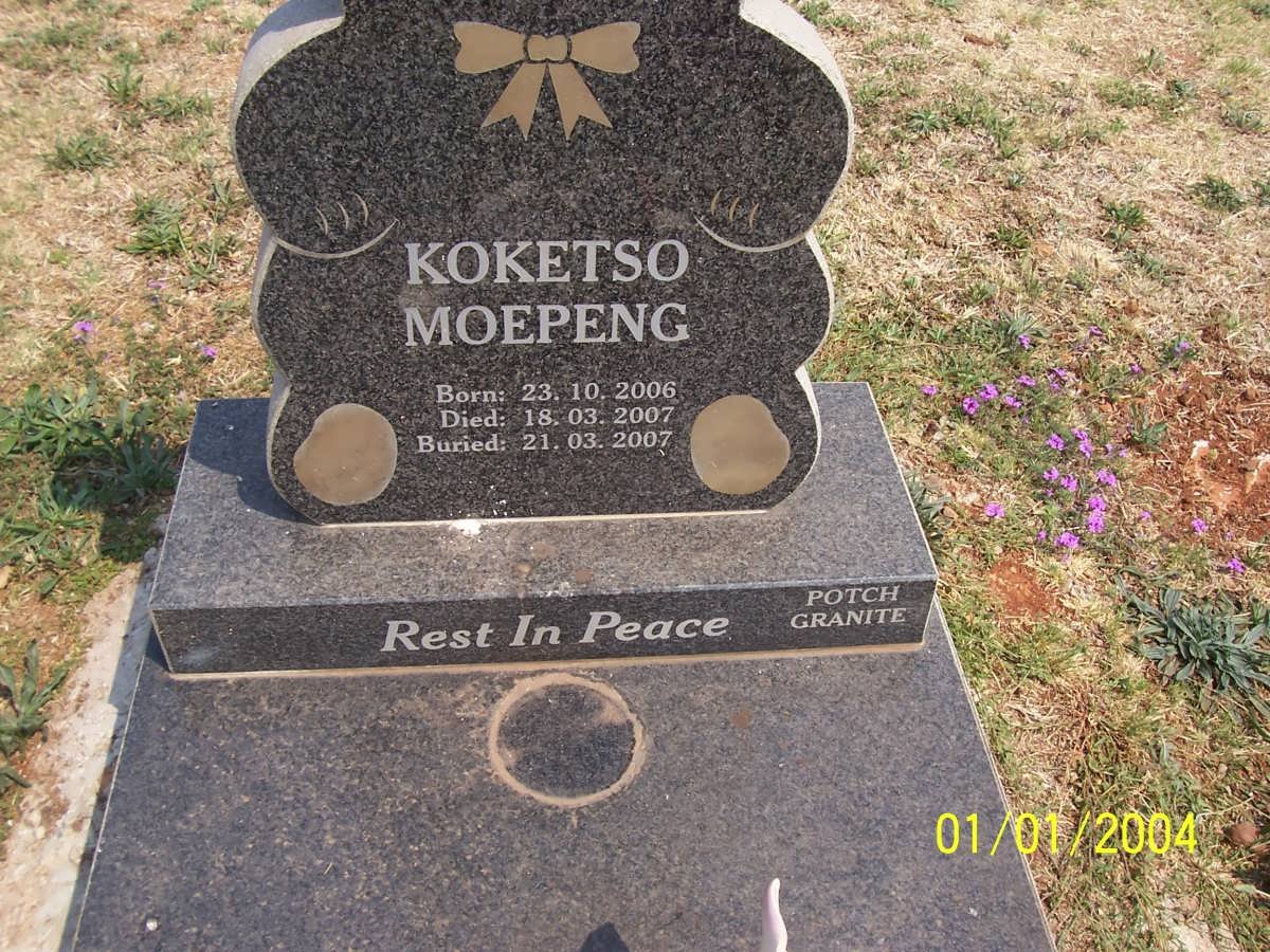MOEPENG Koketso 2006-2007
