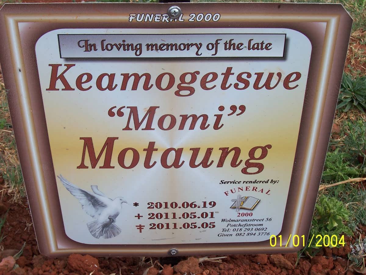 MOTAUNG Keamogetswe 2010-2011