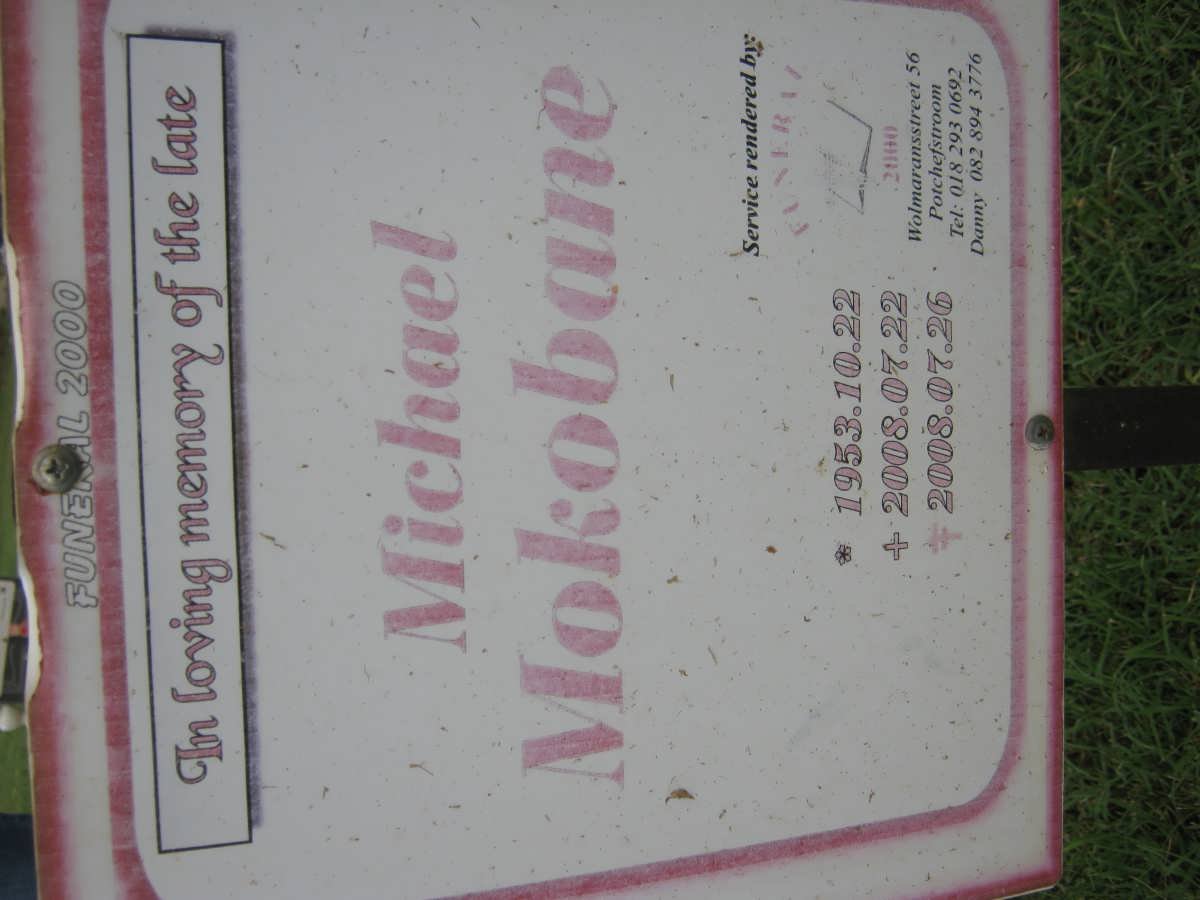 MOKOBANE Michael 1953-2008