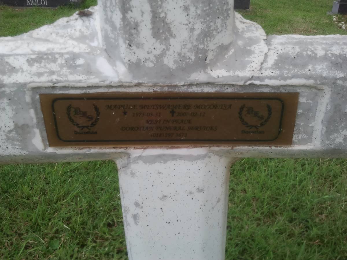 MOSOETSA Mapule Metswamere 1975-2007