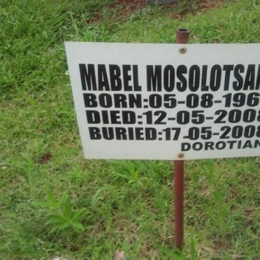 MOSOLOTSANE Mabel 1963-2008