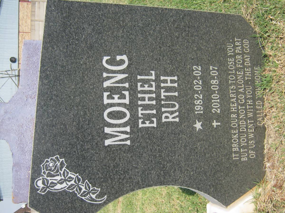 MOENG Ethel Ruth 1982-2010