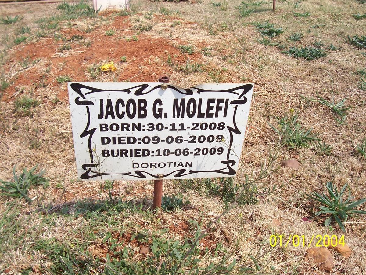 MOLEFI Jacob G. 2008-2009