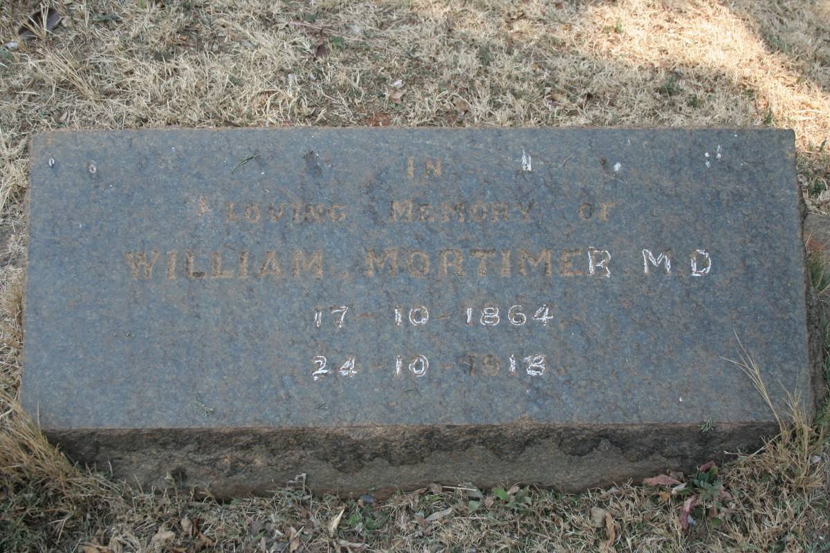 MORTIMER William 1864-1918