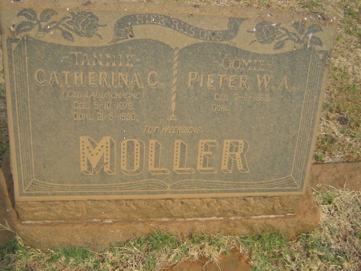 MOLLER Pieter W.A. 1869- &amp; Catherina C. LABUSCHAGNE 1879-1950