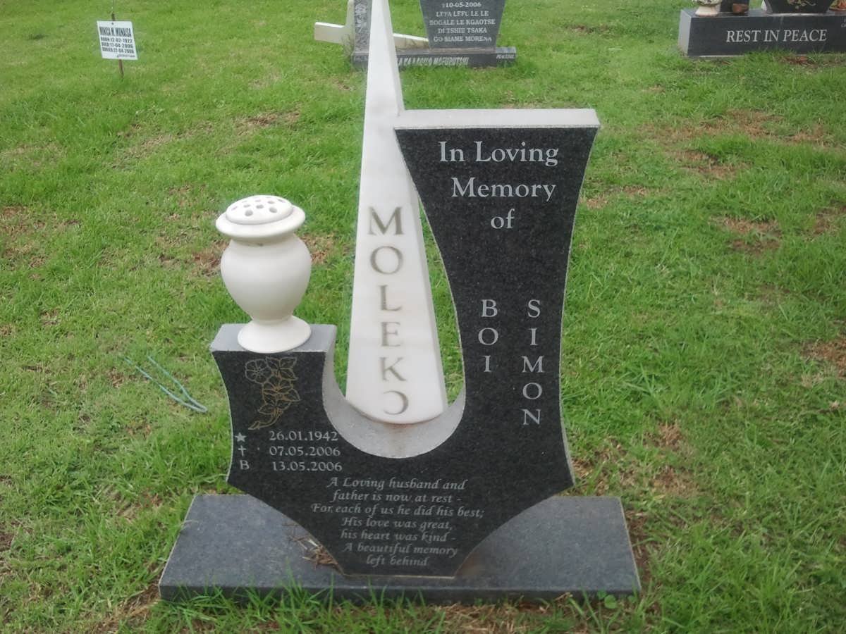 MOLEKO Boi Simon 1942-2006