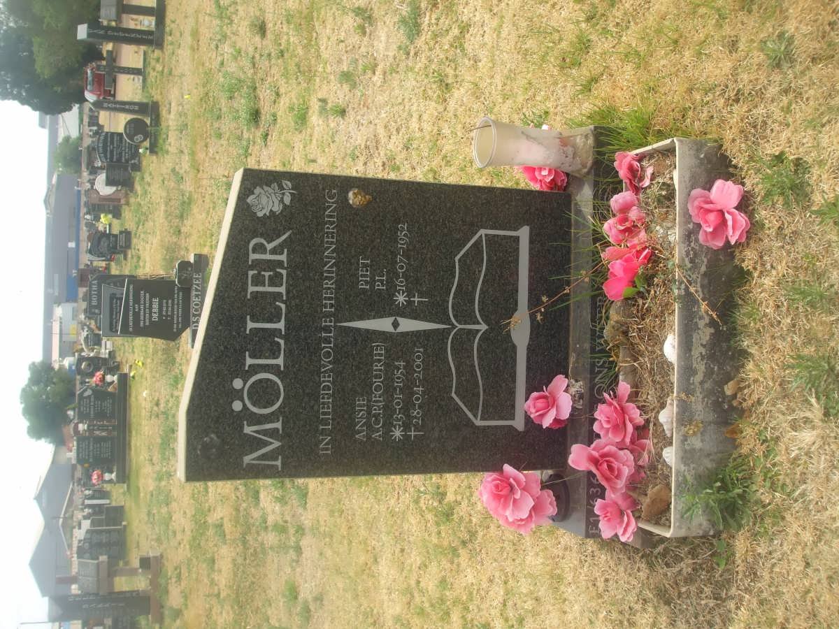 MOLLER Anna Catharina nee FOURIE 1954-2001