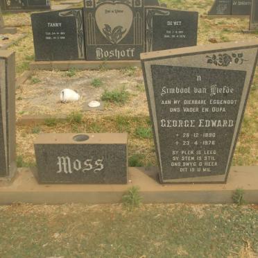 MOSS George Edward 1890-1976