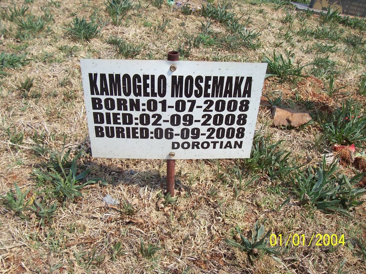 MOSEMAKA Kamogelo 2008-2008