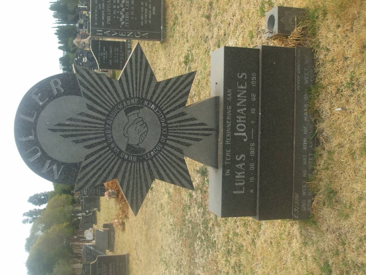 MULLER Lukas Johannes 1926-1994
