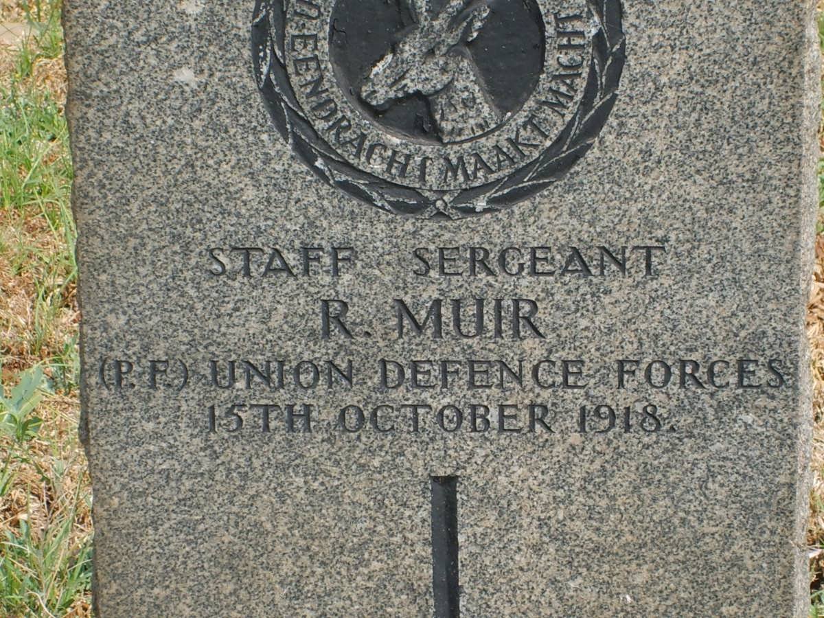MUIR R. -1918