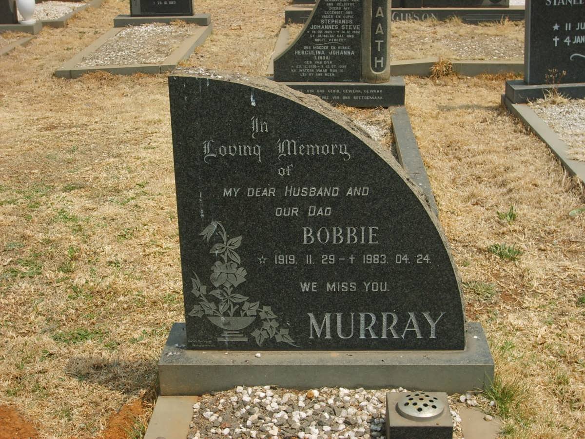 MURRAY Bobbie 1919-1983