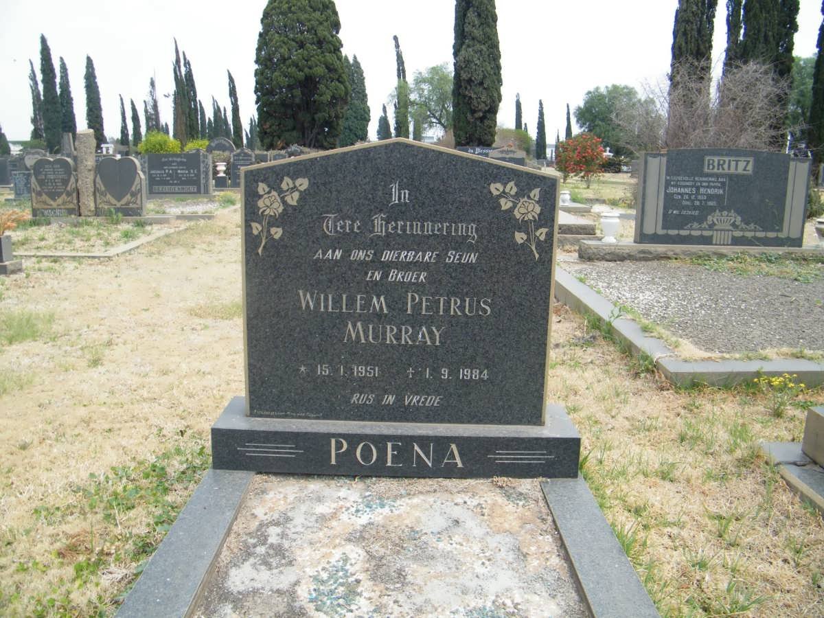 MURRAY Willem Petrus  1951-1984