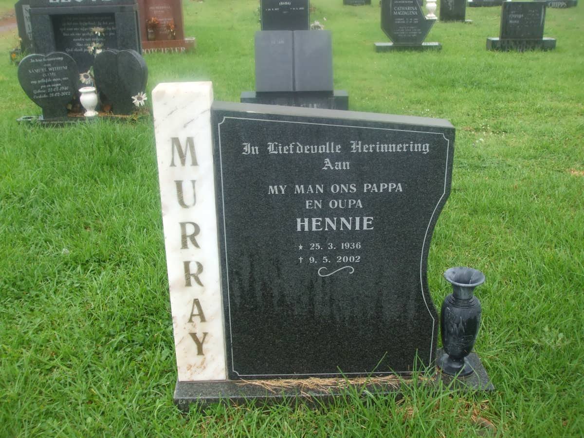MURRAY Hennie 1936-2002