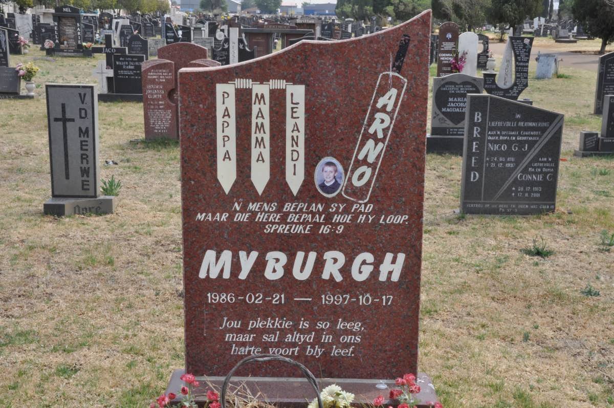 MYBURGH Arno 1986-1997