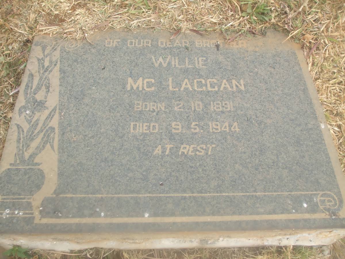 MCLAGGAN Willie 1891-1944