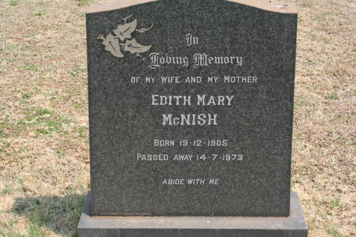 MCNISH Edith Mary 1905-1973
