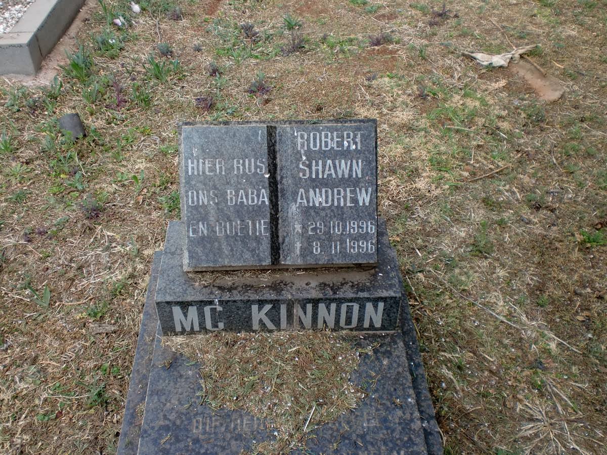 MC KINNON Robert Shawn Andrew 1996-1996