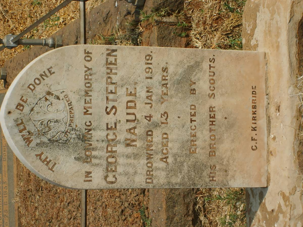 NAUDE George Stephen -1919
