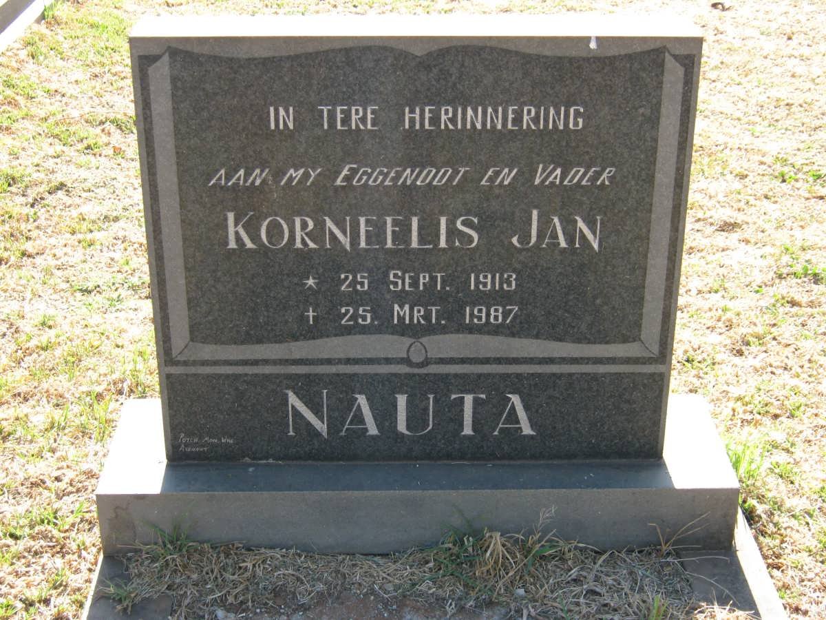 NAUTA Korneelis Jan 1913-1987