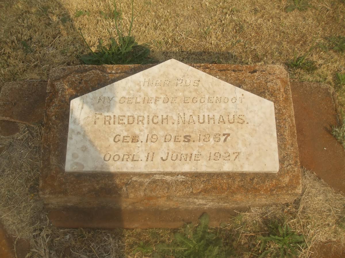 NAUHAUS Friedrich 1867-1927