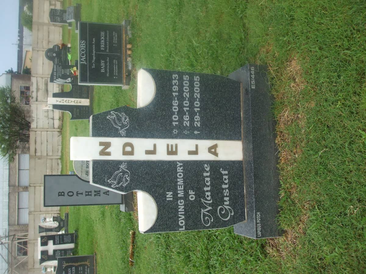 NDEDLA Matate Gustaf 1933-2005