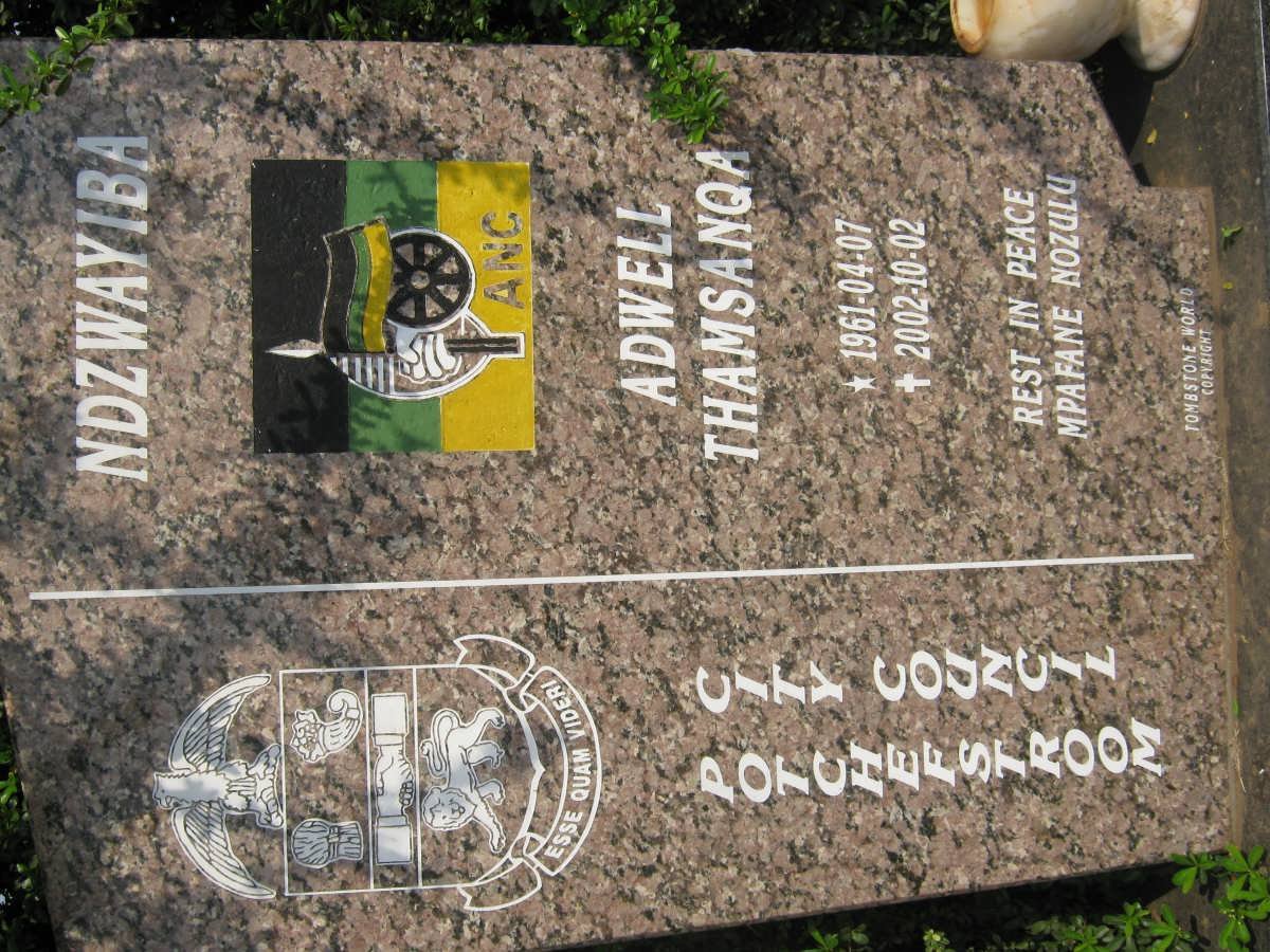 NDZWAYIBA Adwell Thamsanqa 1961-2002