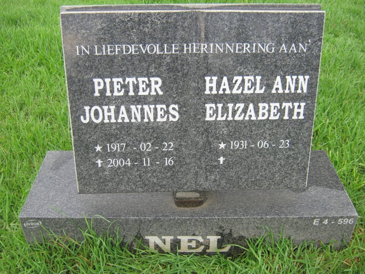 NEL Pieter Johannes 1917-2004 &amp; Hazel Ann Elizabeth 1931-