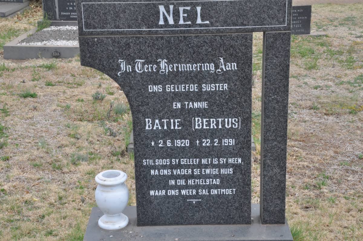 NEL Bertus 1920-1991