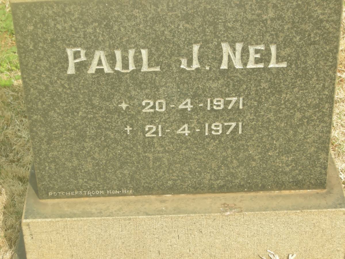 NEL Paul J. 1971-1971
