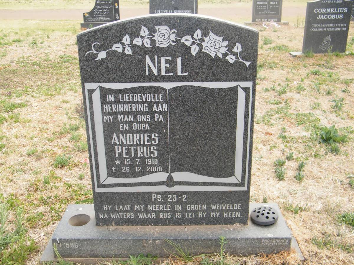 NEL Andries Petrus 1910-2000