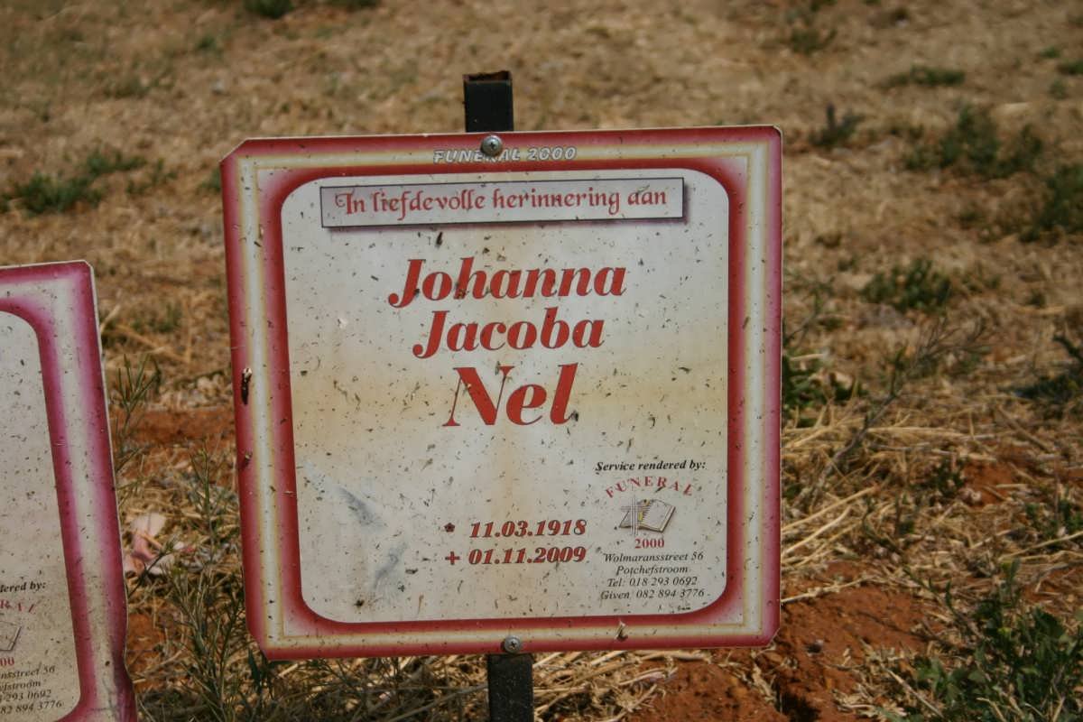 NEL Johanna Jacoba 1918-2009
