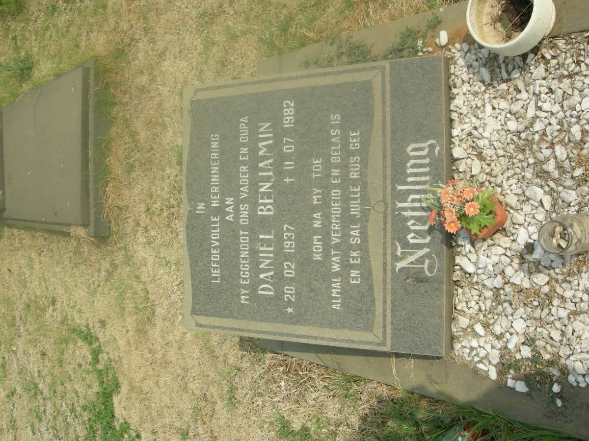 NEETHLING Daniël Benjamin 1937-1982