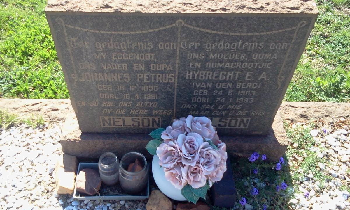 NELSON Johannes Petrus 1896-1961 &amp; Hybrecht E.A. VAN DEN BERG 1903-1983