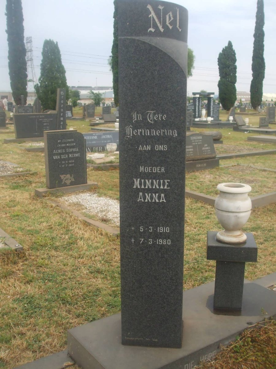 NEL Minnie Anna 1910-1980